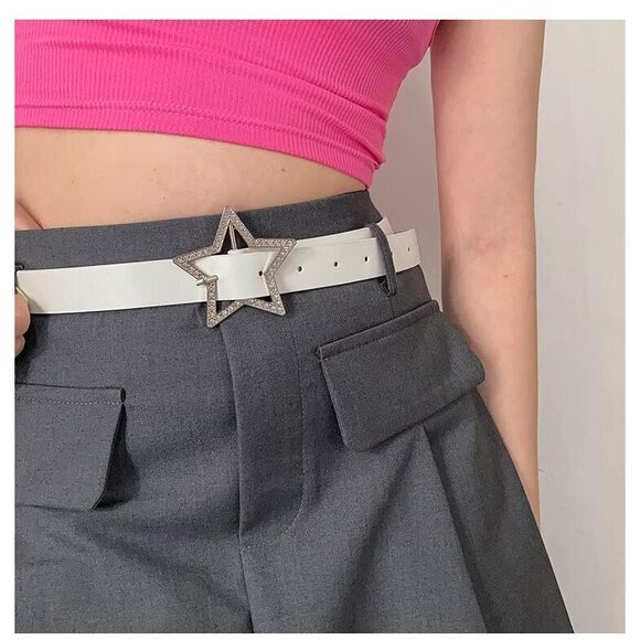 Y2k Aesthetic Belts For Women - White02, One Size🤍 - Picture 2 of 7